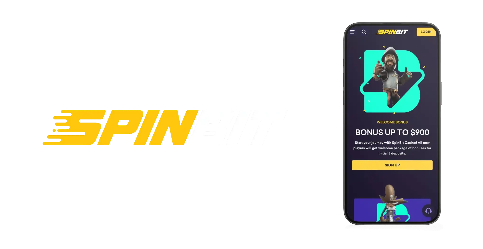 SpinBit Casino App Screenshot